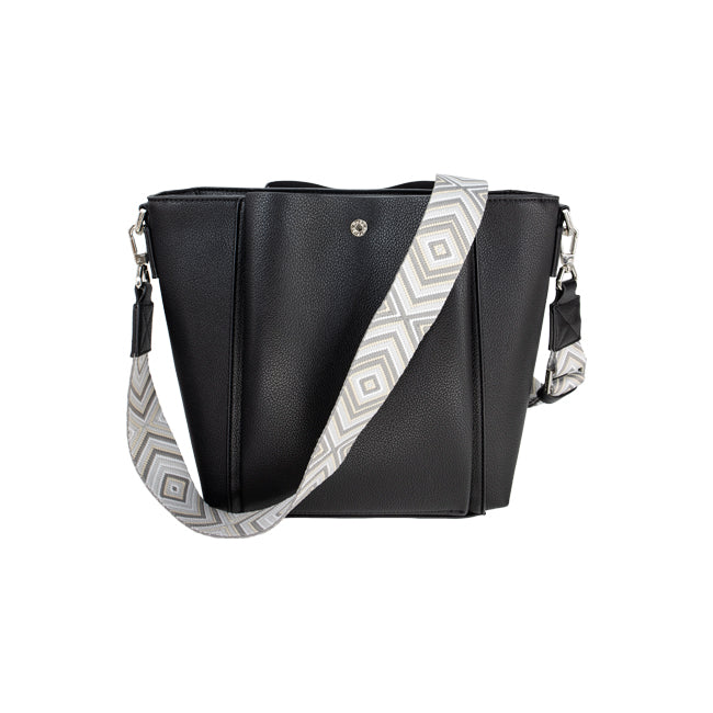 Hush Puppies Tas Wanita Frances Ii Satchel (M) In Black