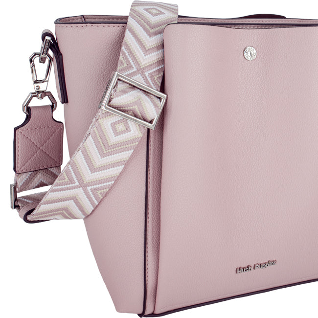 Hush Puppies Tas Wanita Frances Ii Satchel (M) In Pink