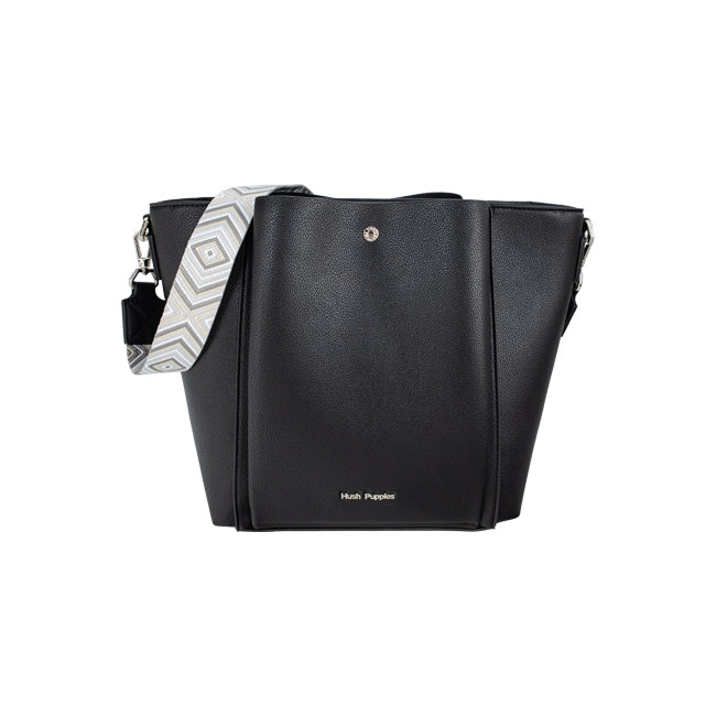 Hush Puppies Tas Wanita Frances Ii Satchel (L) In Black