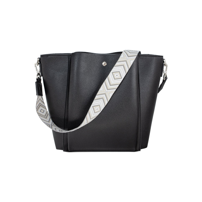 Hush Puppies Tas Wanita Frances Ii Satchel (L) In Black
