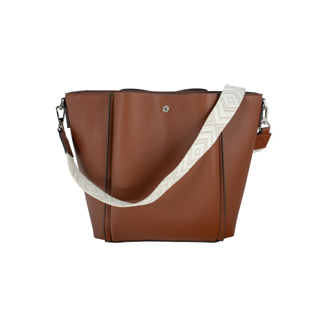 Hush Puppies Tas Wanita Frances Ii Satchel (L) In Camel