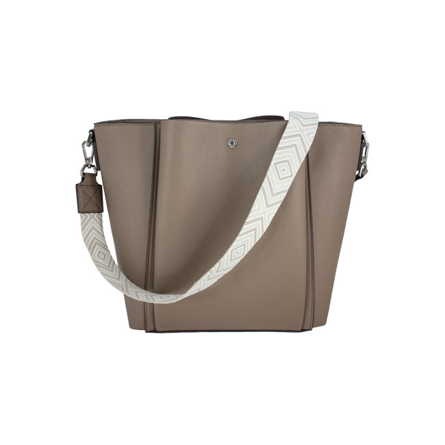 Hush Puppies Tas Wanita Frances Ii Satchel (L) In Taupe