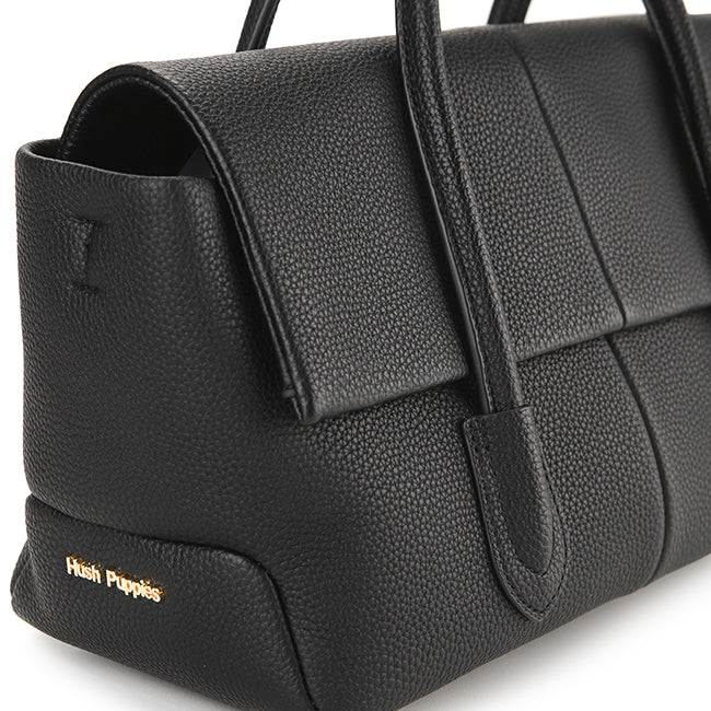 Hush Puppies Hailey Satchel (S) In Black
