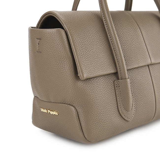 Hush Puppies Hailey Satchel (S) In Taupe