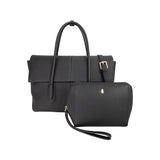 Hush Puppies Hailey Satchel (M) In Black