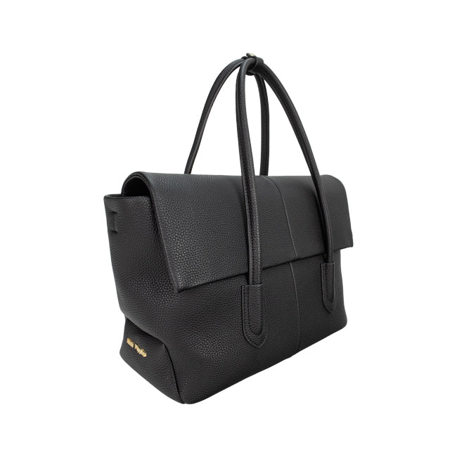 Hush Puppies Hailey Satchel (M) In Black