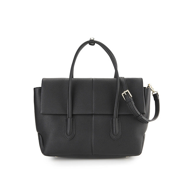 Hush Puppies Hailey Satchel (M) In Black