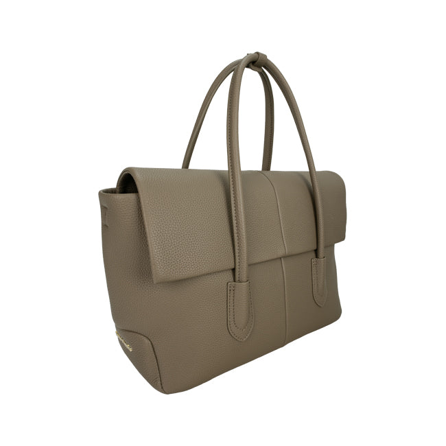 Hush Puppies Hailey Satchel (M) In Taupe