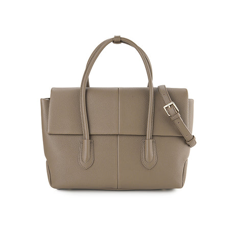 Hush Puppies Hailey Satchel (M) In Taupe
