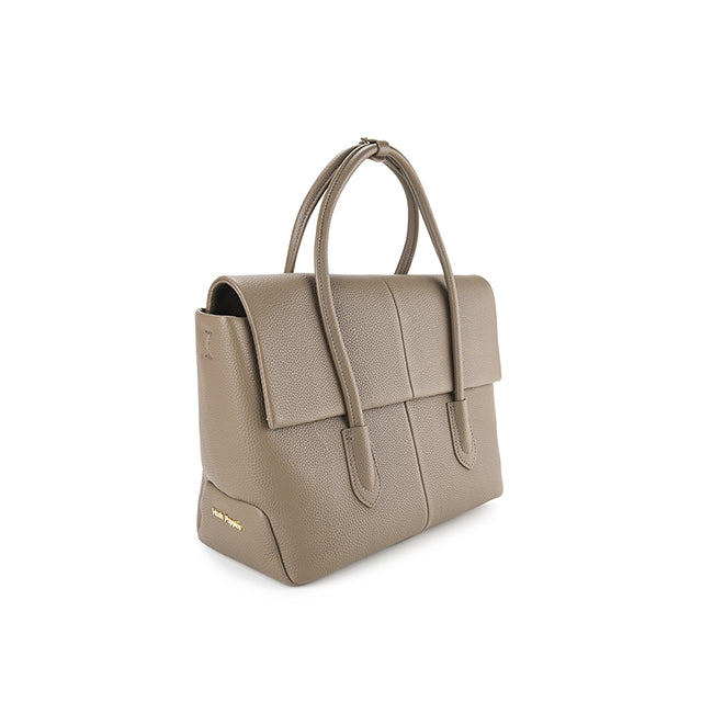Hush Puppies Hailey Satchel (M) In Taupe