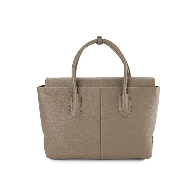 Hush Puppies Hailey Satchel (M) In Taupe