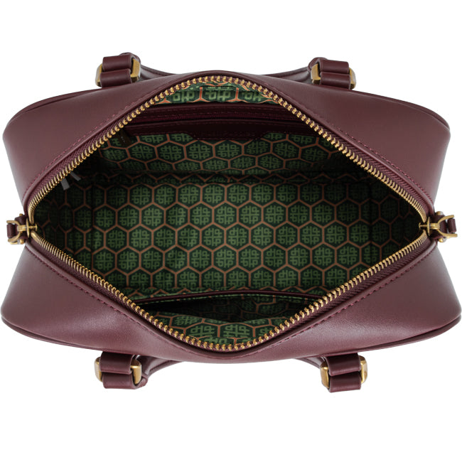 Claire Satchel In Maroon