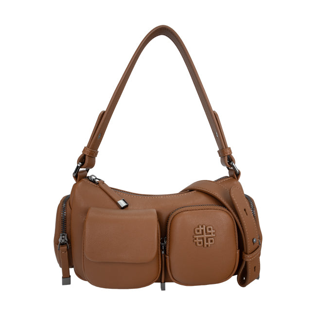 Hush Puppies Women Bags oga Shoulder In Camel