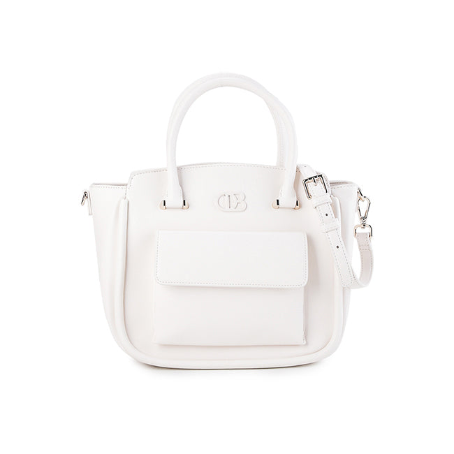 Obermain Tas Wanita Hand Bag Presley Top Handle In White