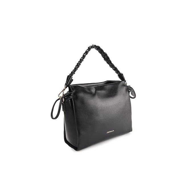 Obermain Women Bags Harley Top Handle Bag (L) In Black