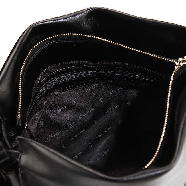 Obermain Women Bags Harley Top Handle Bag (L) In Black