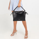 Obermain Women Bags Harley Top Handle Bag (L) In Black