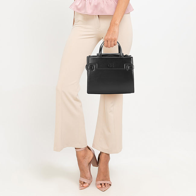 Bailey Top Handle Bag In Black