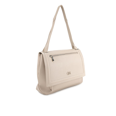 Briley Shoulder Bag In Beige