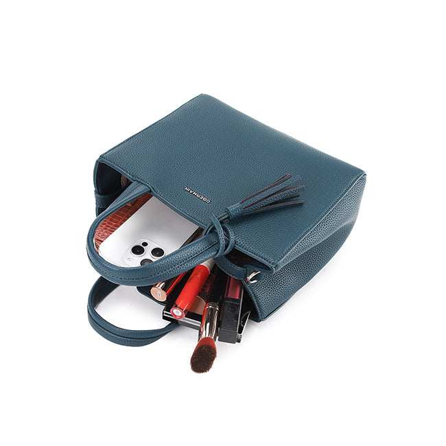 Zona Top Handle Bag In Blue