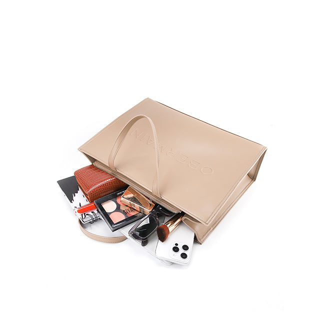 Eilis Tote Bag (L) In Taupe