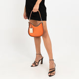 Hera Top Handle Bag In Orange