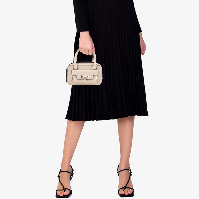 Obermain Tas Wanita Hadley Top Handle Bag In Beige