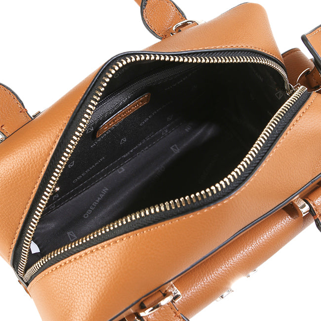 Obermain Tas Wanita Hadley Top Handle Bag In Brown