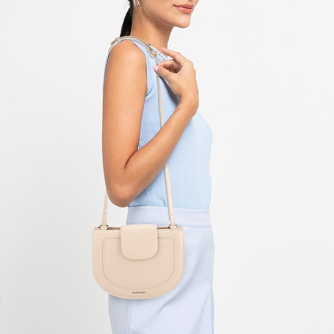 Bradley Crossbody Bag In Beige