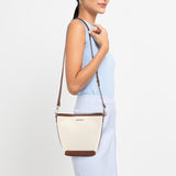 Zola Bucket Bag In Dark Brown