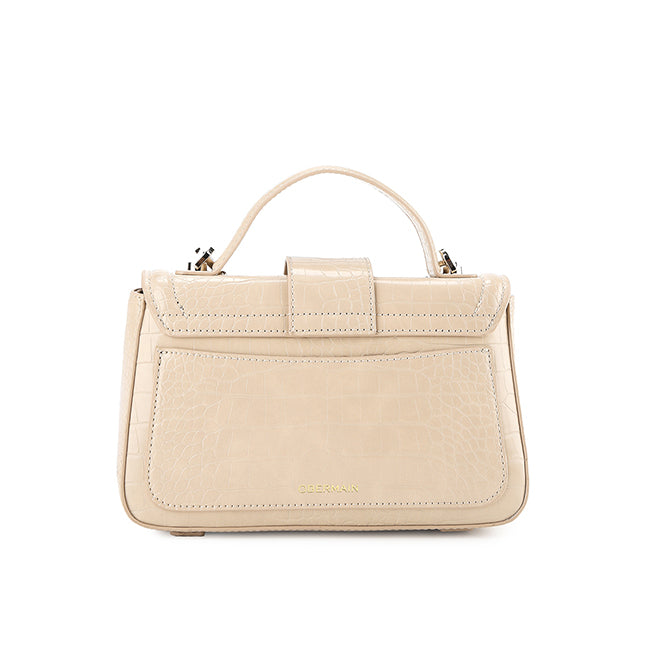 Obermain Tas Wanita Billie Top Handle Bag In Almond