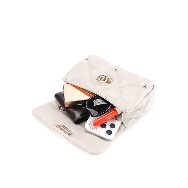 Obermain Tas Wanita Bernice Shoulder Bag (M) In Light Grey
