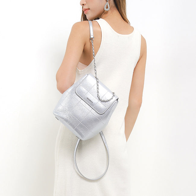 Obermain Tas Wanita Britney Backpack In Silver