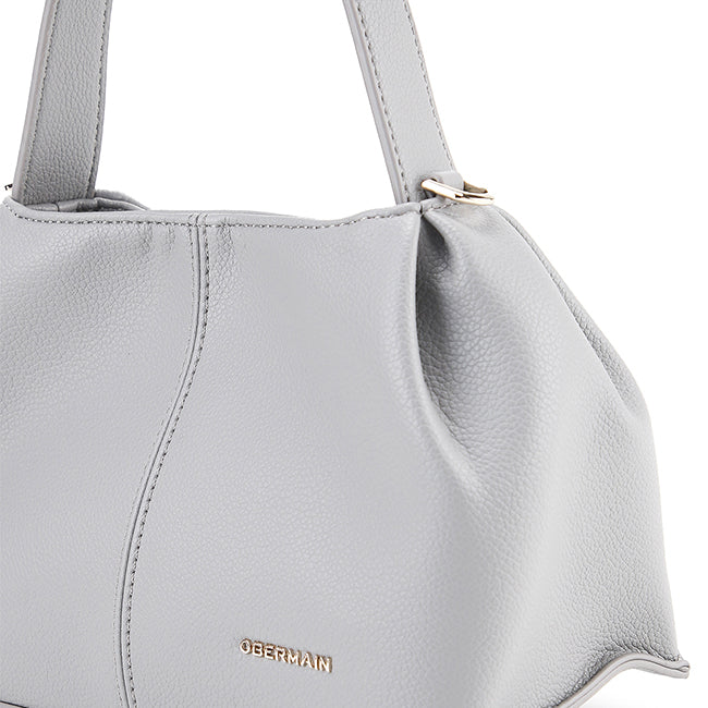 Eilley Top Handle Bag (M) In Light Grey