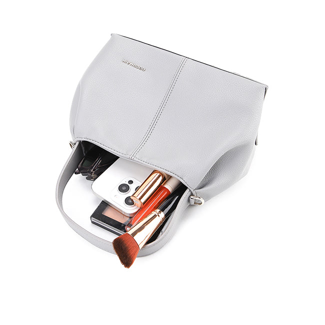 Eilley Top Handle Bag (M) In Light Grey