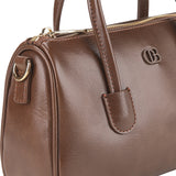 Adiel Satchel Bag In Dark Brown