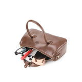 Adiel Satchel Bag In Dark Brown