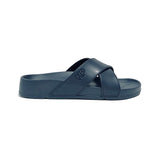 Hush Puppies Sandal Pria Sandals Burton Cross In Navy