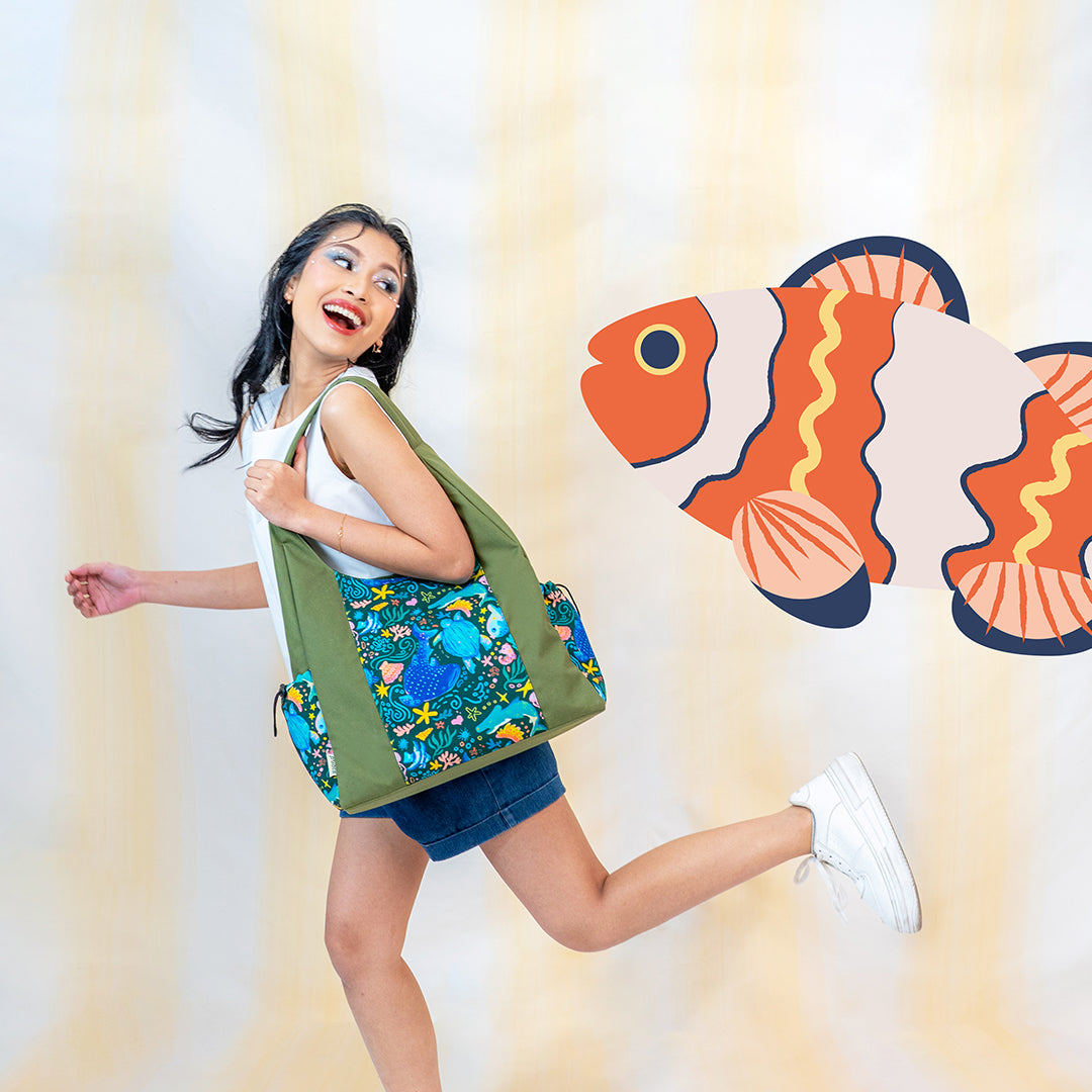 Sovlo Women SOVLO Ruby Shoulder Bag - Tas Bahu Wanita Sea_AU In Multicolor