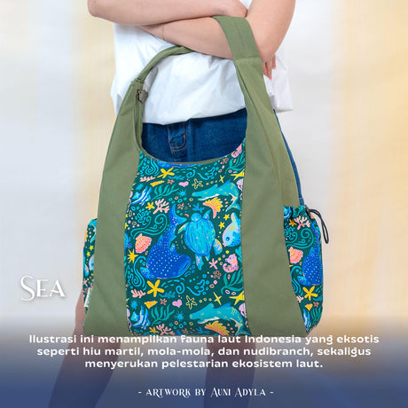 Sovlo Women SOVLO Ruby Shoulder Bag - Tas Bahu Wanita Sea_AU In Multicolor