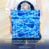 Sovlo Women SOVLO Kyra Sling Bag - Tas Selempang Wanita Casual Blue Waves_SP In Multicolor