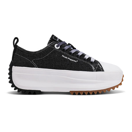 Hush Puppies Sepatu Wanita Sneakers Devyn Louisa In Black