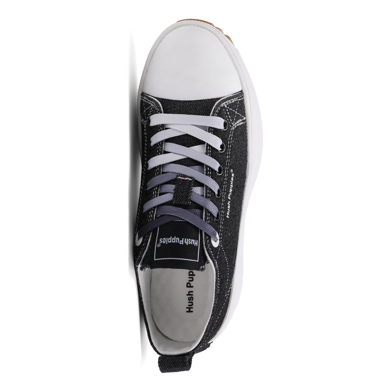 Hush Puppies Sepatu Wanita Sneakers Devyn Louisa In Black