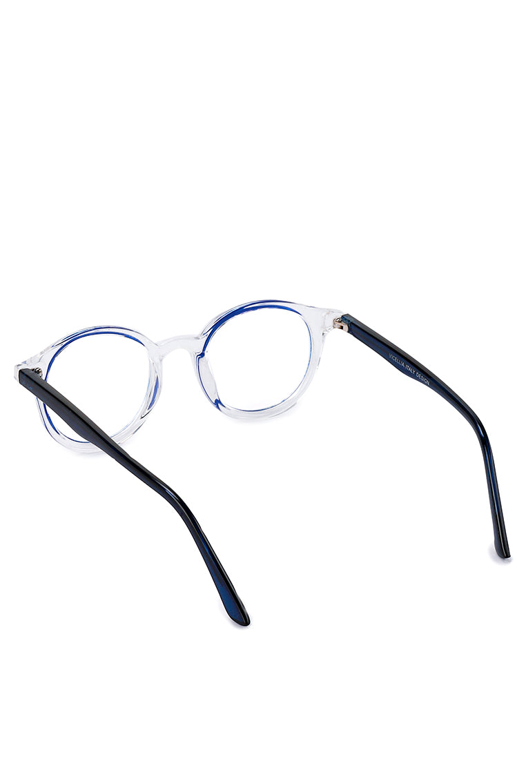 Kingship Unisex Kacamata Anti Radiasi Alice Blue Clear