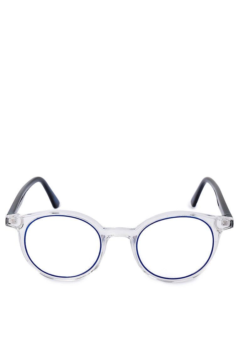 Kingship Unisex Kacamata Anti Radiasi Alice Blue Clear