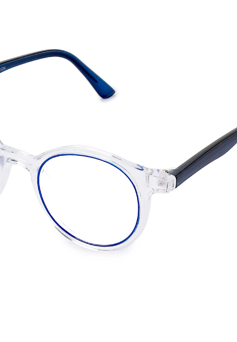 Kingship Unisex Kacamata Anti Radiasi Alice Blue Clear