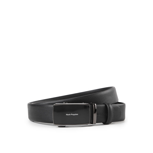 Hush Puppies Men Belt Casper Automatic In Black
