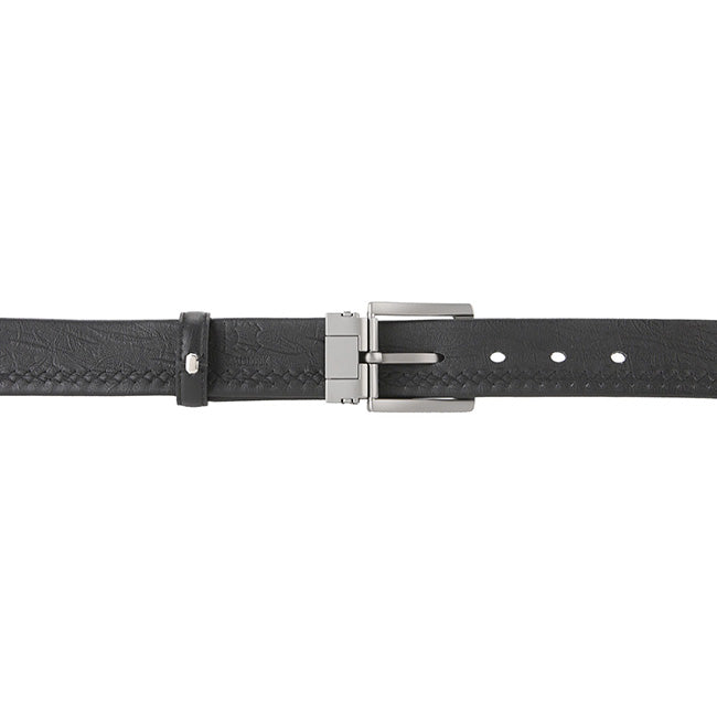 Hush Puppies Men Belt Clifford Pin Clip In Black