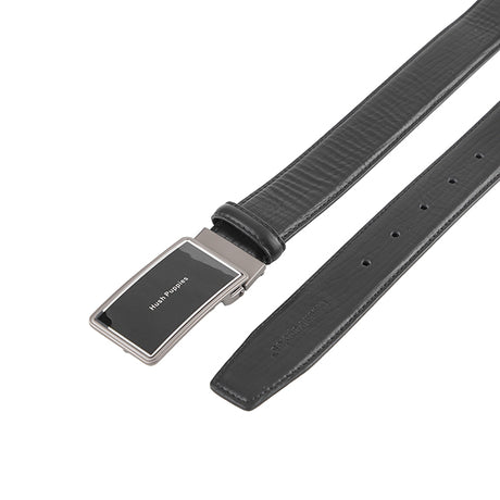 Hush Puppies Men Belt Colby Flat Clip In Black