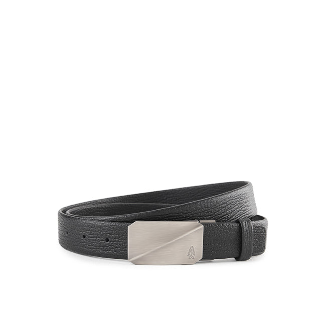 Hush Puppies Men Belt Colston Flat Clip In Black